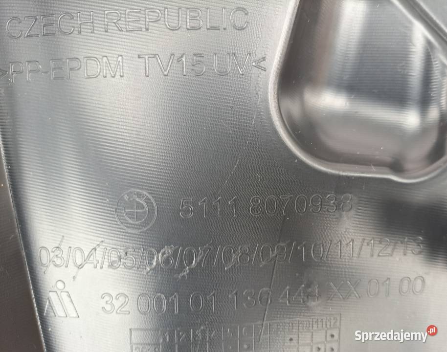 8070938 ślizg mocowanie zderzaka prawy przód BMW osobowe Mielęcin