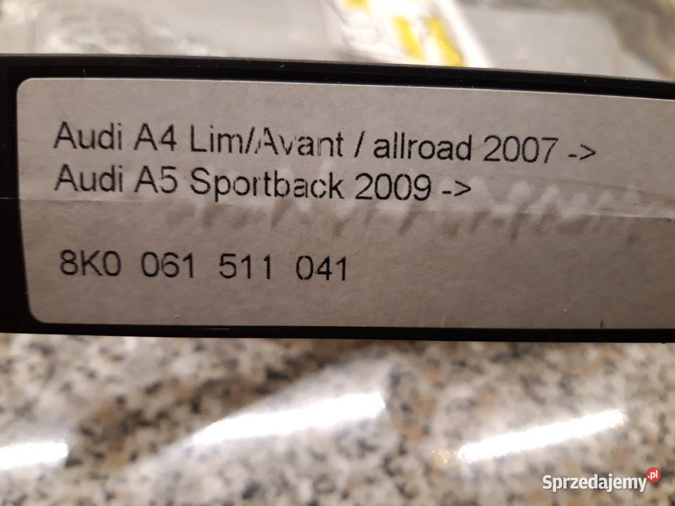 Chodniczki gumowe tylne oryginał Audi A4 B8 Audi Głuchołazy