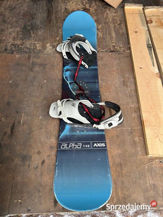 Deska snowboardowa Alpha 148 wiązania Factory Bobowo sprzedam