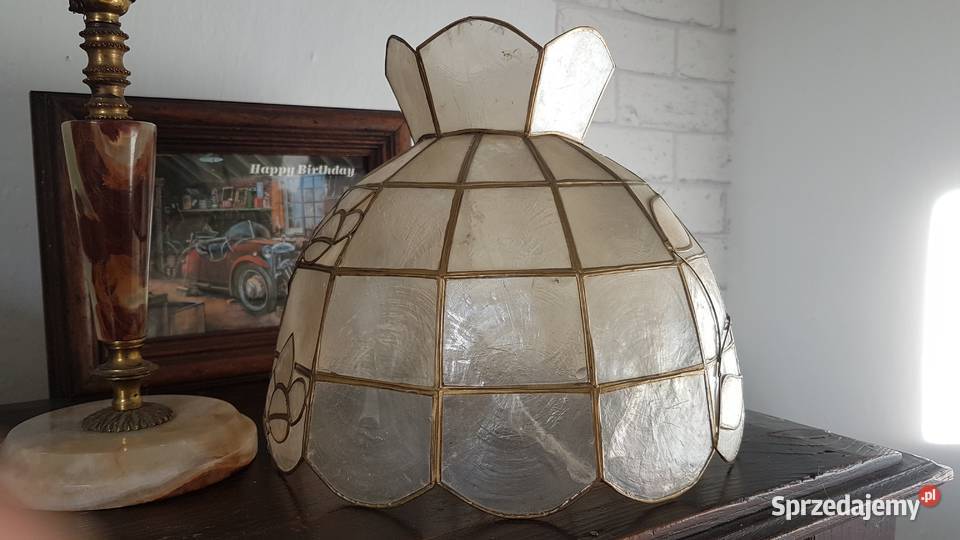 lampa gabinetowa witrażowa na marmurowej nodze zachodniopomorskie