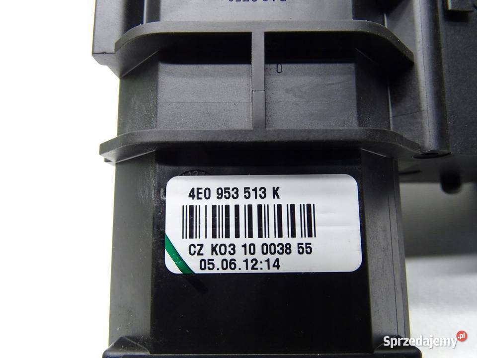 MANETKA WYCIERACZEK PRZEŁĄCZNIK 4E0953513K AUDI sprzedam