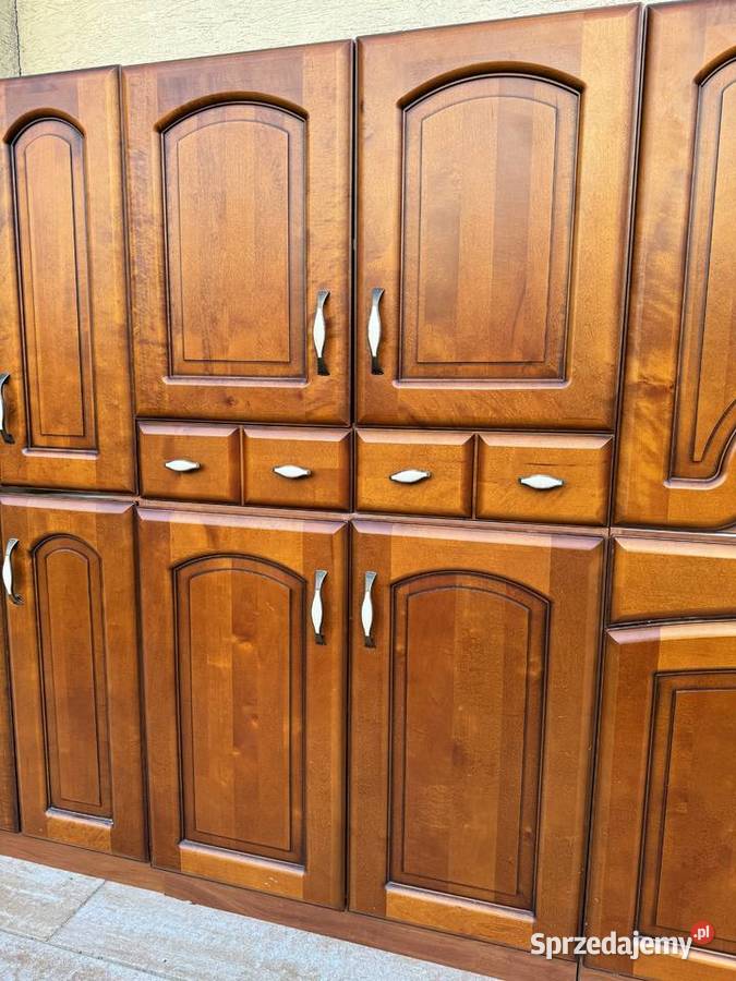 Komplet mebli kuchennych Bawaria szafki kredens Garwolin