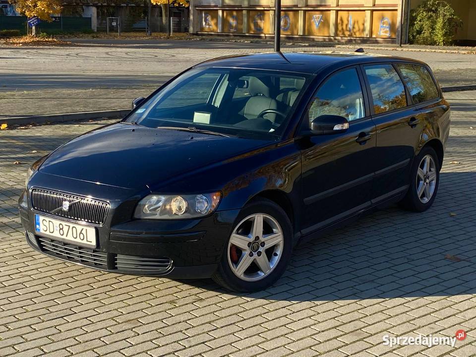 Volvo V50 16D 2006r Dwustrefowa Klima Grzane diesel V50 śląskie Częstochowa