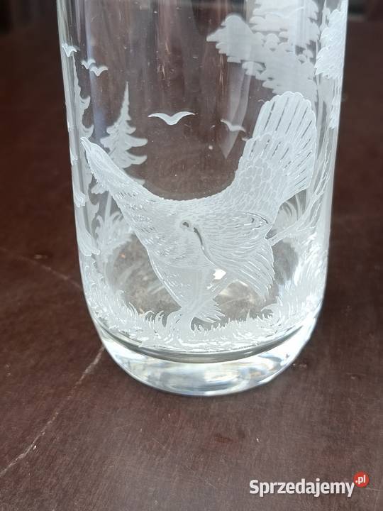 Szklanki z motywami zwierząt 4 sprzedam