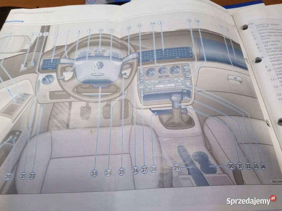VW VOLKSWAGEN PASSAT B5 Instrukcja Obsługi Etui