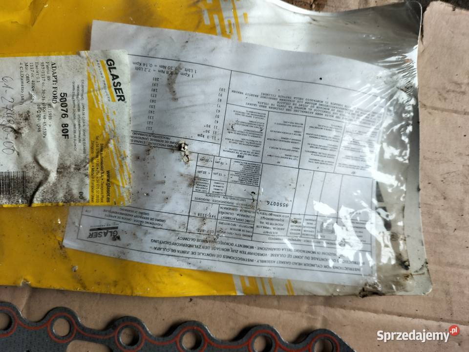 USZCZELKA GŁOWICY FORD FIESTA 11 osobowe Kamień-Kolonia