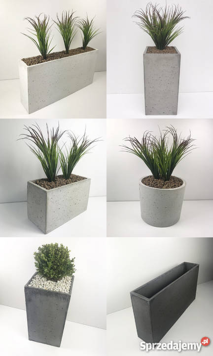 Donica betonowa Slim 70x20x50 Donice betonowe wielkopolskie Rawicz