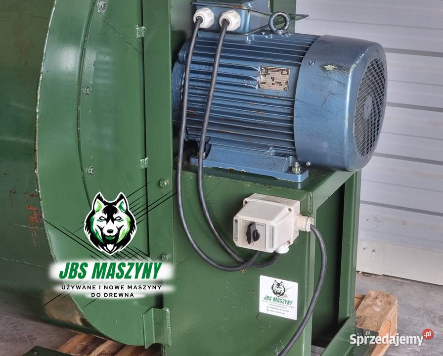 Odciąg trocin wentylator 15 kW MOCNY Duża Wolica Druga