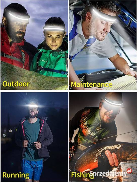 Darkbeam Latarka Czołowa LED COB USBC 230 z