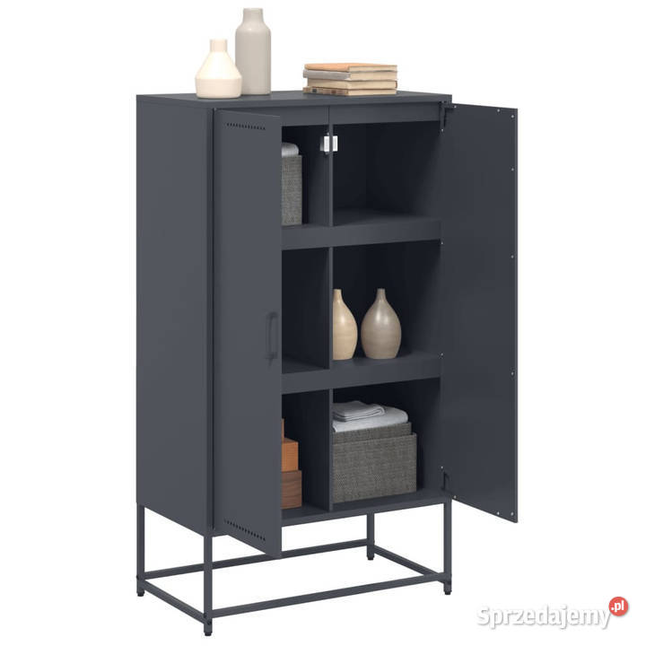 Szafka antracytowa 685x385x1235 stal WM846496 Warszawa sprzedam