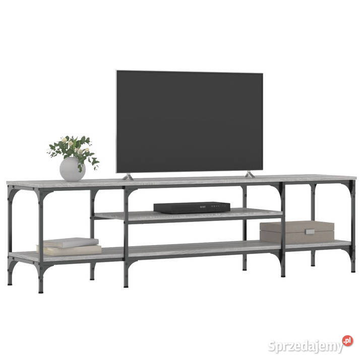 Szafka pod telewizor szary dąb sonoma 161x35x45