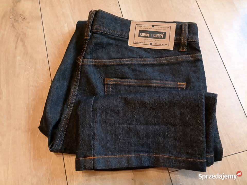 Texasowe robocze spodnie czarne Rozmiar XL Andrychów