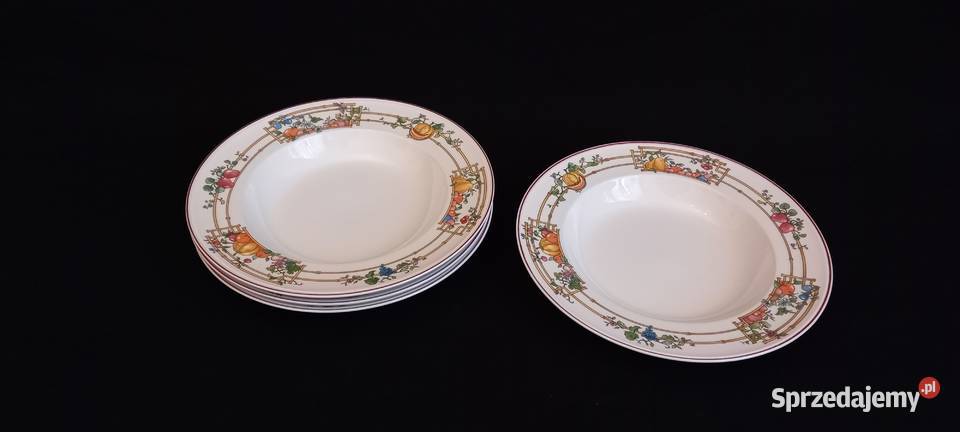 Talerz głęboki VilleroyBoch Mon jardin Antyki, Sztuka, Kolekcje Chełm sprzedam