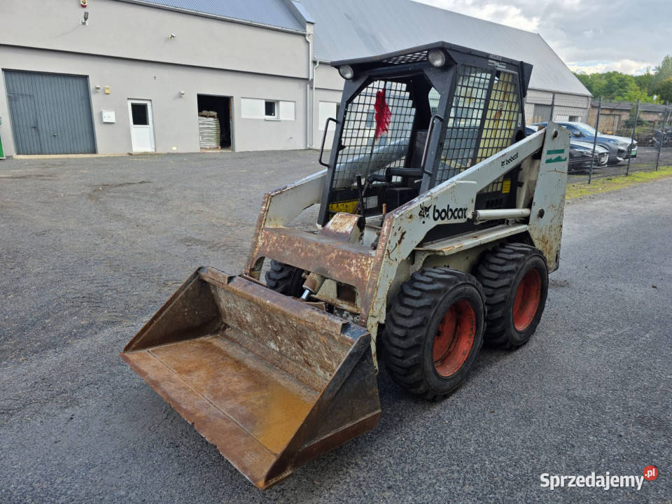 Miniładowarka Bobcat 643 łyżka i widły w dolnośląskie Owczary