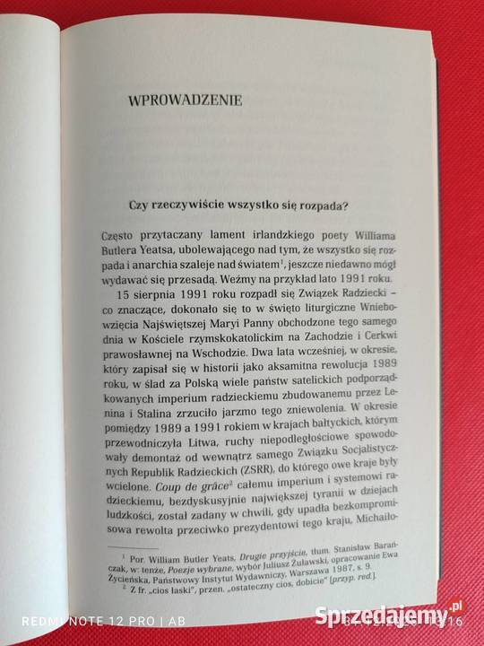 George Weigel Kruchy porządek znaleźć oparcie i Rok wydania 2022 Katowice