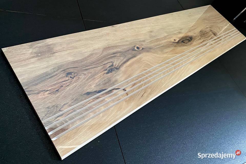Płytki drewnopodobne na schody 100x30 stopnice Łask