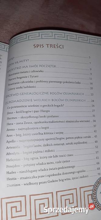 Mity greckie dzieci okładka twarda Lucyna Szary Skwierzyna