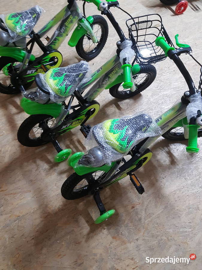 Rowerek 12 green sport wiek dziecka 2 lata wielkopolskie