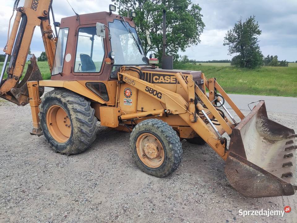 koparko ładowarka case 580G 1985 ładna 3 łyzki w Rok produkcji 1985 Koparko ładowarki Maszyny budowlane Sejny