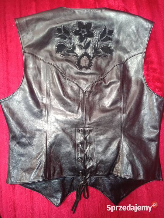 Damska Kamizelka motocyklowa sznurowanahaftowana Lublin