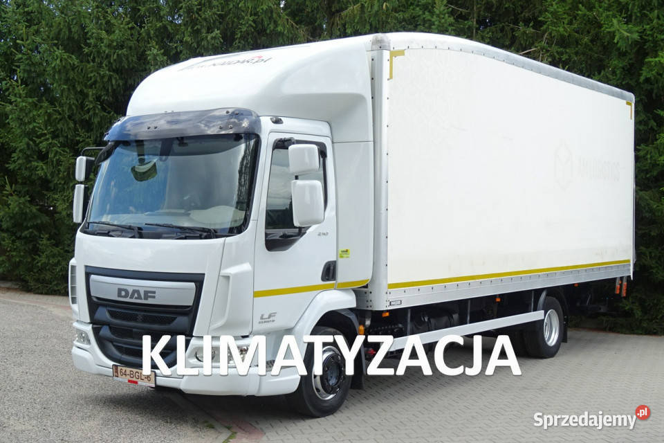DAF LF 210 euro 6 kontener aerodynamiczny winda Góra Kalwaria