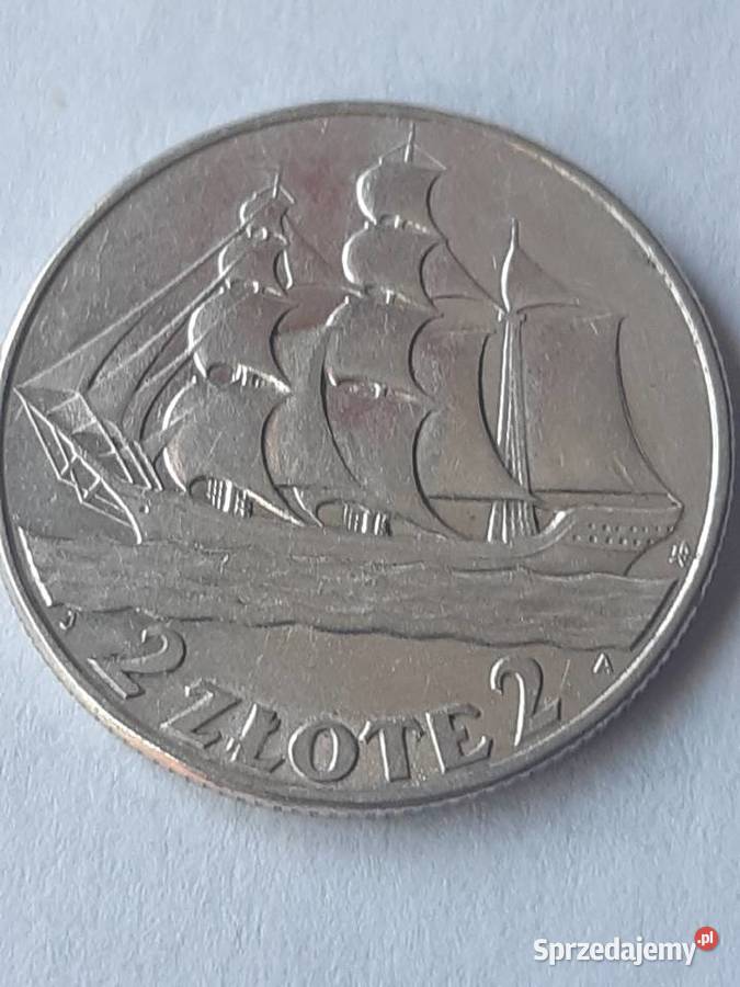 Moneta srebrna 2 Żaglowiec z 1936 r kujawsko-pomorskie