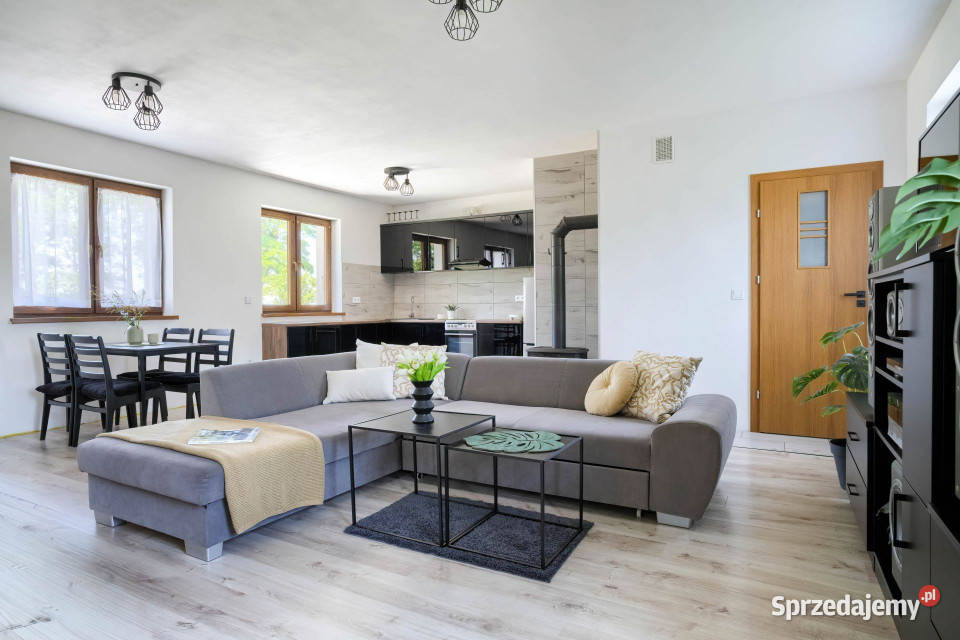Parterowy dom z dużą działką pod Mszczonowem 1396m2 mazowieckie Ciemno-Gnojna sprzedam
