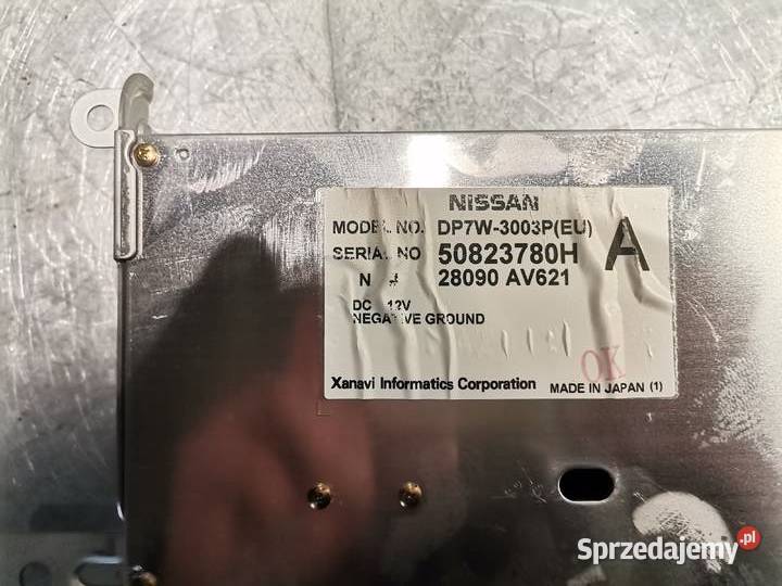WYŚWIETLACZ NISSAN PRIMERA P12 DP7W3003P małopolskie