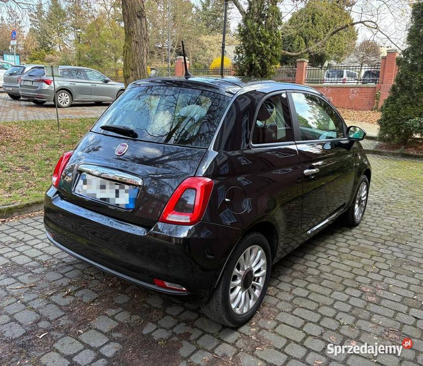 Fiat 500 szklany dach felga alu stan perfekcyjny nieuszkodzony śląskie Rybnik