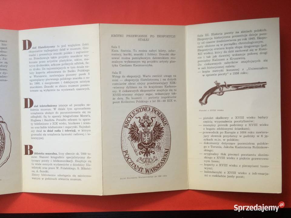 2568 Informator Muzeum Poczty I Telekomunikacji Antykwariat Szczecin
