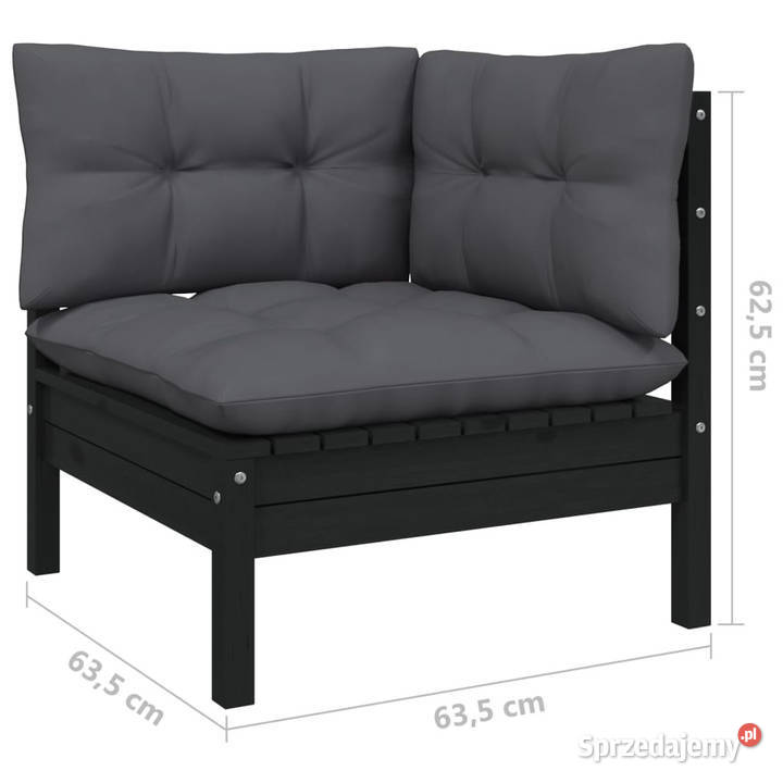 2osobowa sofa ogrodowa z antracytowymi sprzedam