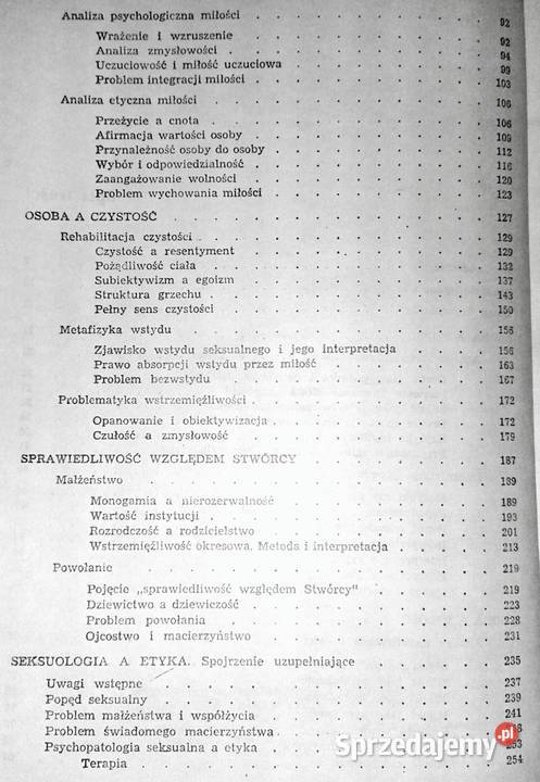 Miłość i odpowiedzialność Człowiek i moralność