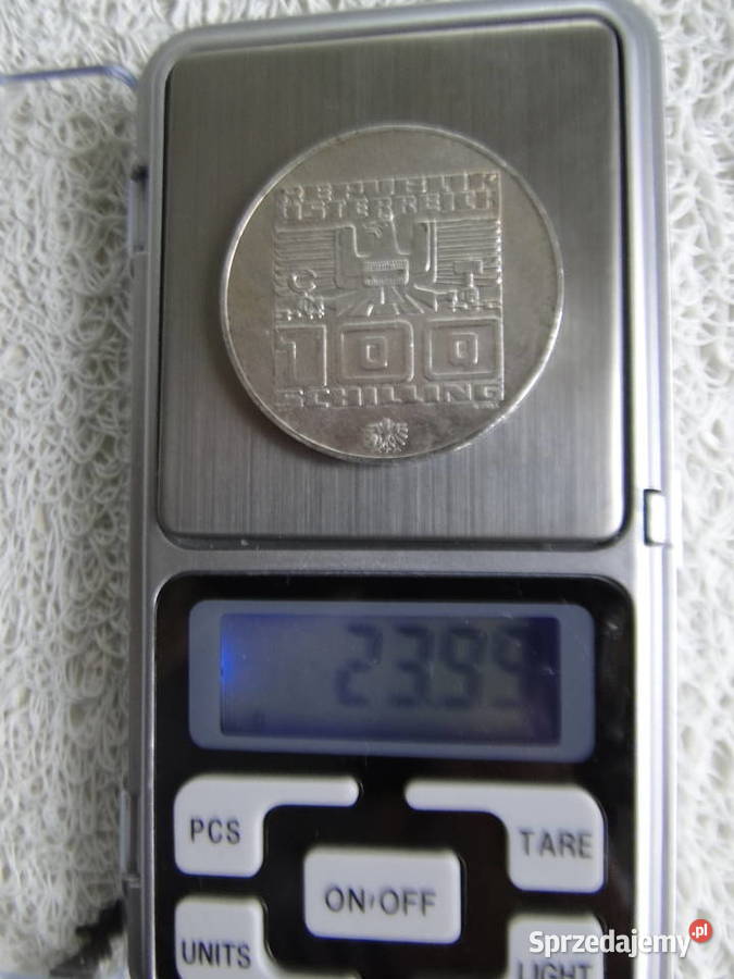 100 Schillingów srebro Austria 1976 r Igrzyska Warszawa
