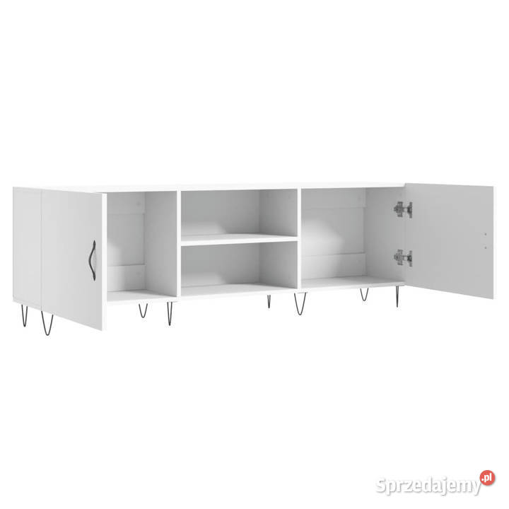 Szafka pod TV biała 150x30x50 materiał Warszawa