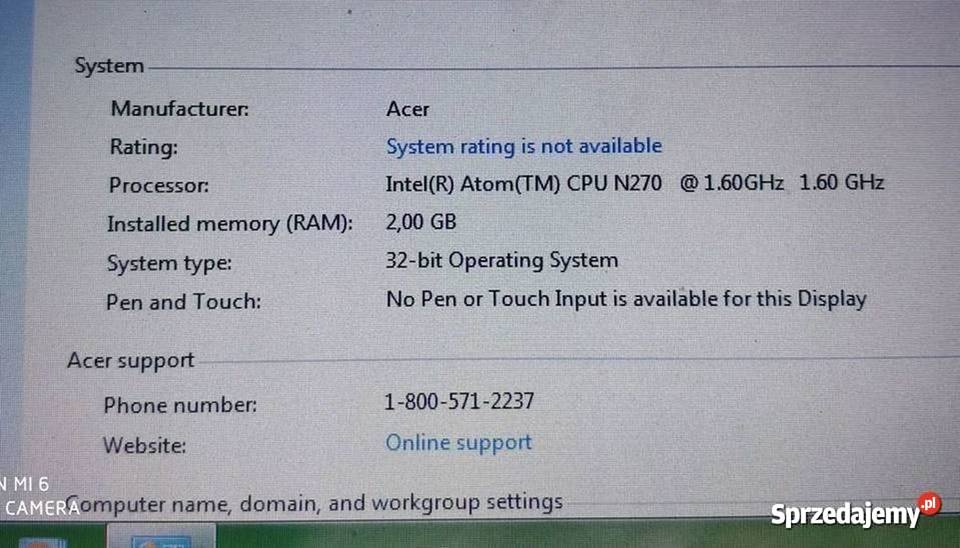 Acer Kamera WIFI Do szkoły i pracy zdalnej Laptopy i netbooki Warszawa