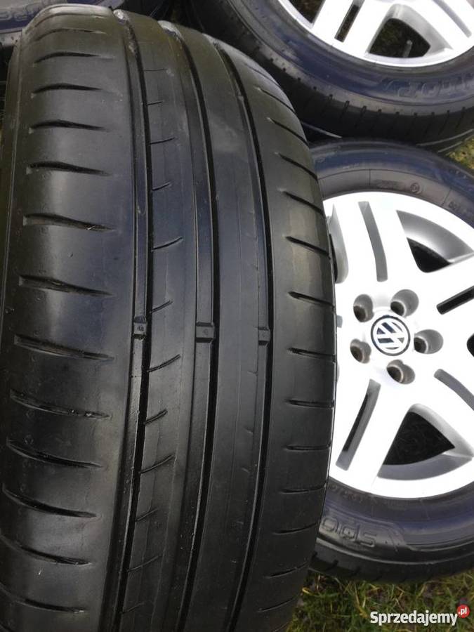 Felgi 15 z oponami letnimi golf IV orginał Borne Sulinowo
