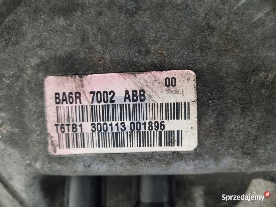 SKRZYNIA BIEGÓW Ford Fiesta MK7 15 TDCI manualna Układ napędowy Chełm