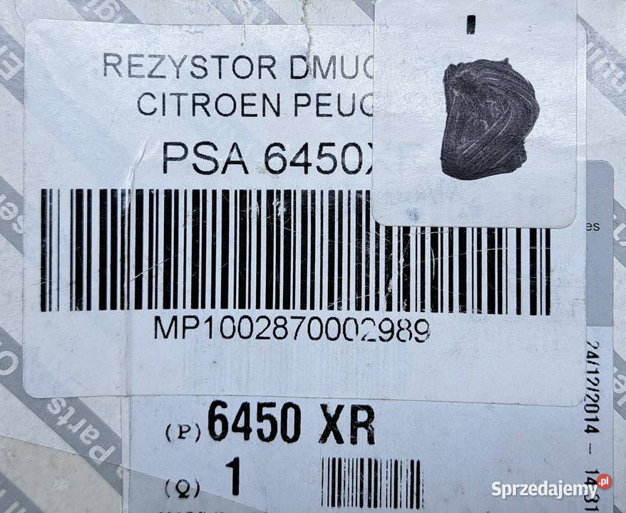 REZYSTOR NAWIEWU DMUCHAWY DUCATO JUMPER BOXER Motoryzacja