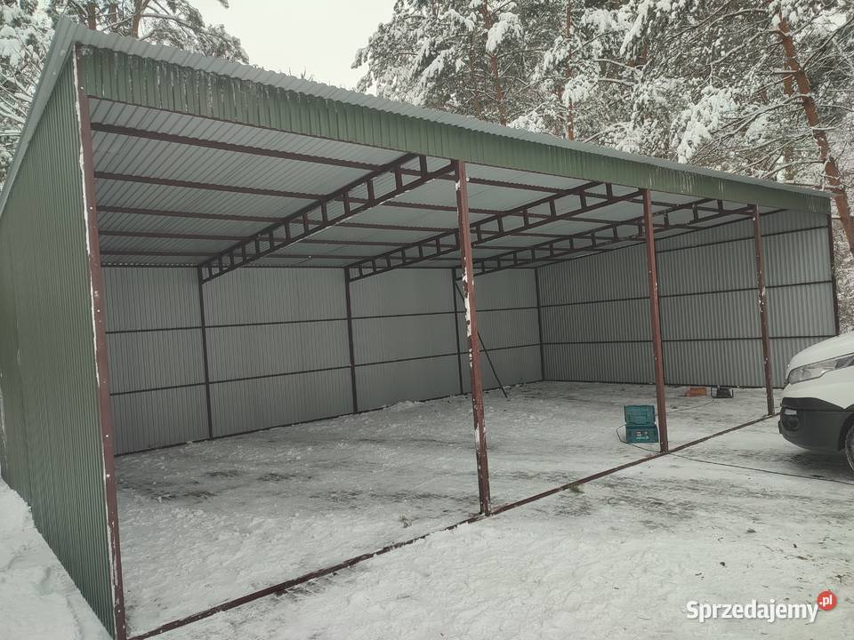 Garaż Blaszany 12x6m Wiata otwarta Magazyn na Mielec