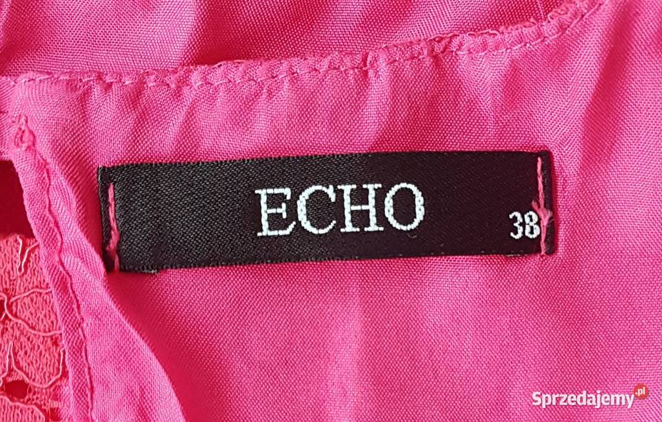 Damska elegancka bluzka koronkowa różowa bez Chrzanów