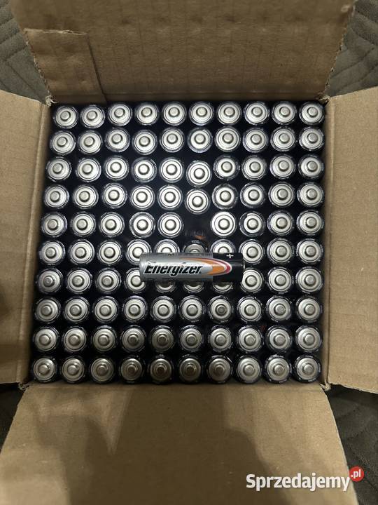 100x Baterie Energizer AA LR6 15V NOWE Ważne do Warszawa