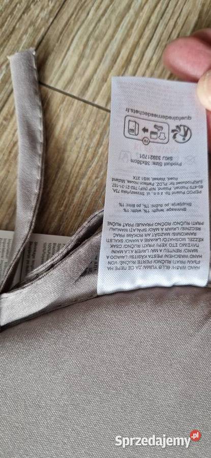 poduszka na krzesło podkładka 38 x38 szara pepco Kraków