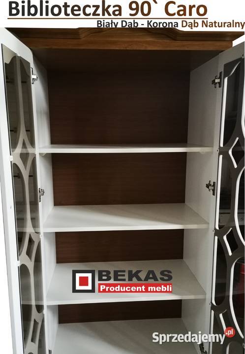Stylowa Biblioteczka 180 Caro Biała Italia 180cm sprzedam