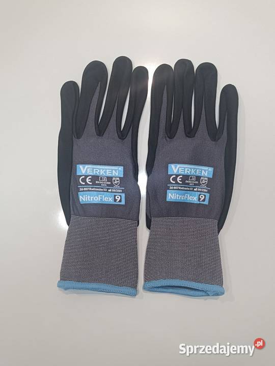Rękawice robocze powlekane nitrylem Verken Kielce sprzedam