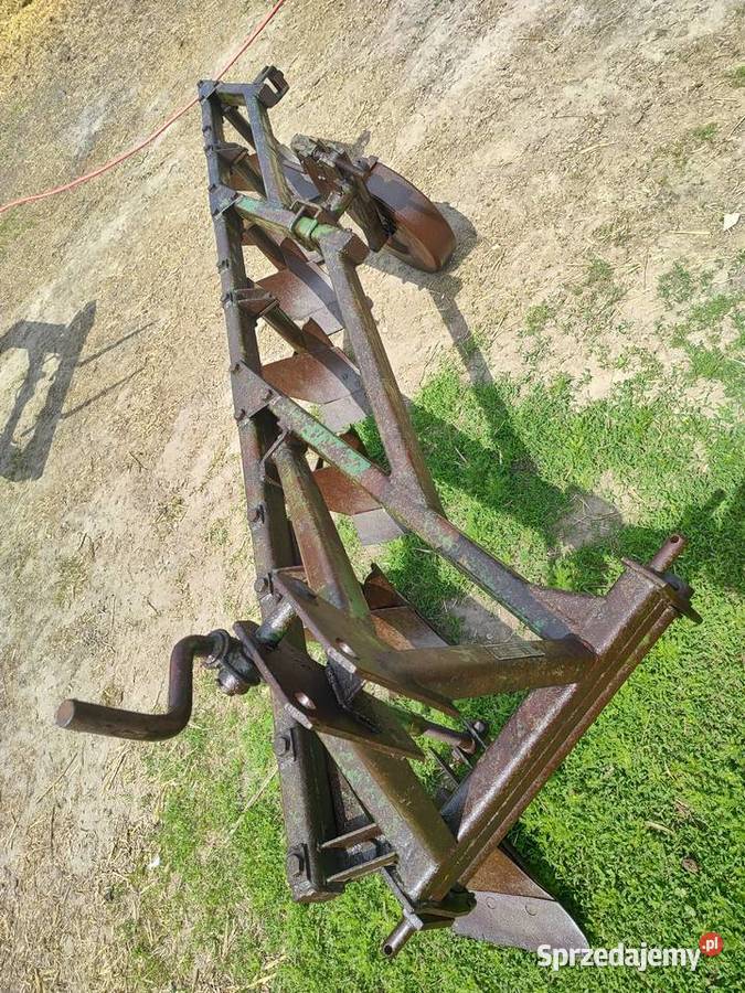 Pług 7skibowy oryginalny Grudziądz prosta rama nieuszkodzony Pacanów