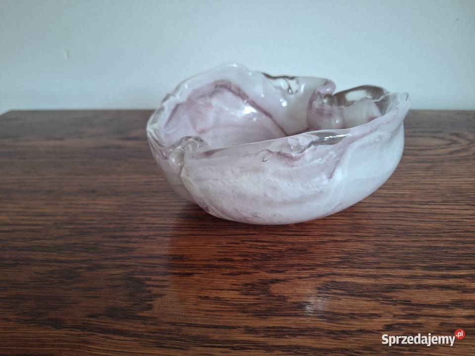 Patera salaterka miska szkło kolorowe grube Porcelana i szkło Gdańsk