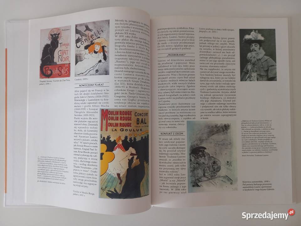 Sztuka Malarstwo Henri de ToulouseLautrec seria twarda Kraków