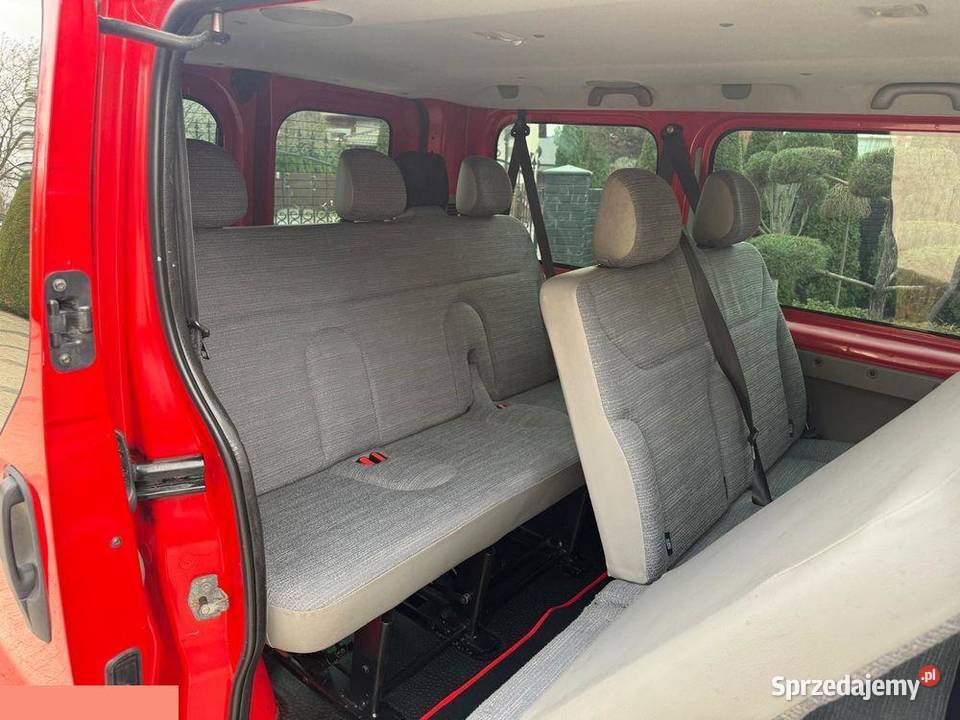 Renault Trafic FAP Combi L1H1 Authentique 20 d czerwony Krotoszyn