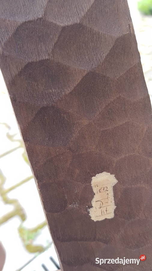 Stary drewniany świecznik prl Myszków sprzedam