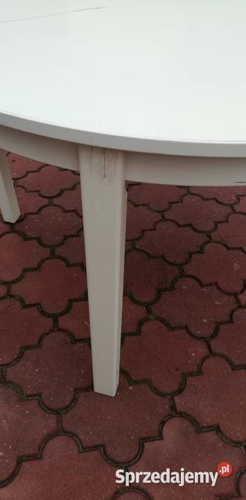 Stół biały duży okrągły stolik kawowy Stoły, krzesła, biurka mazowieckie